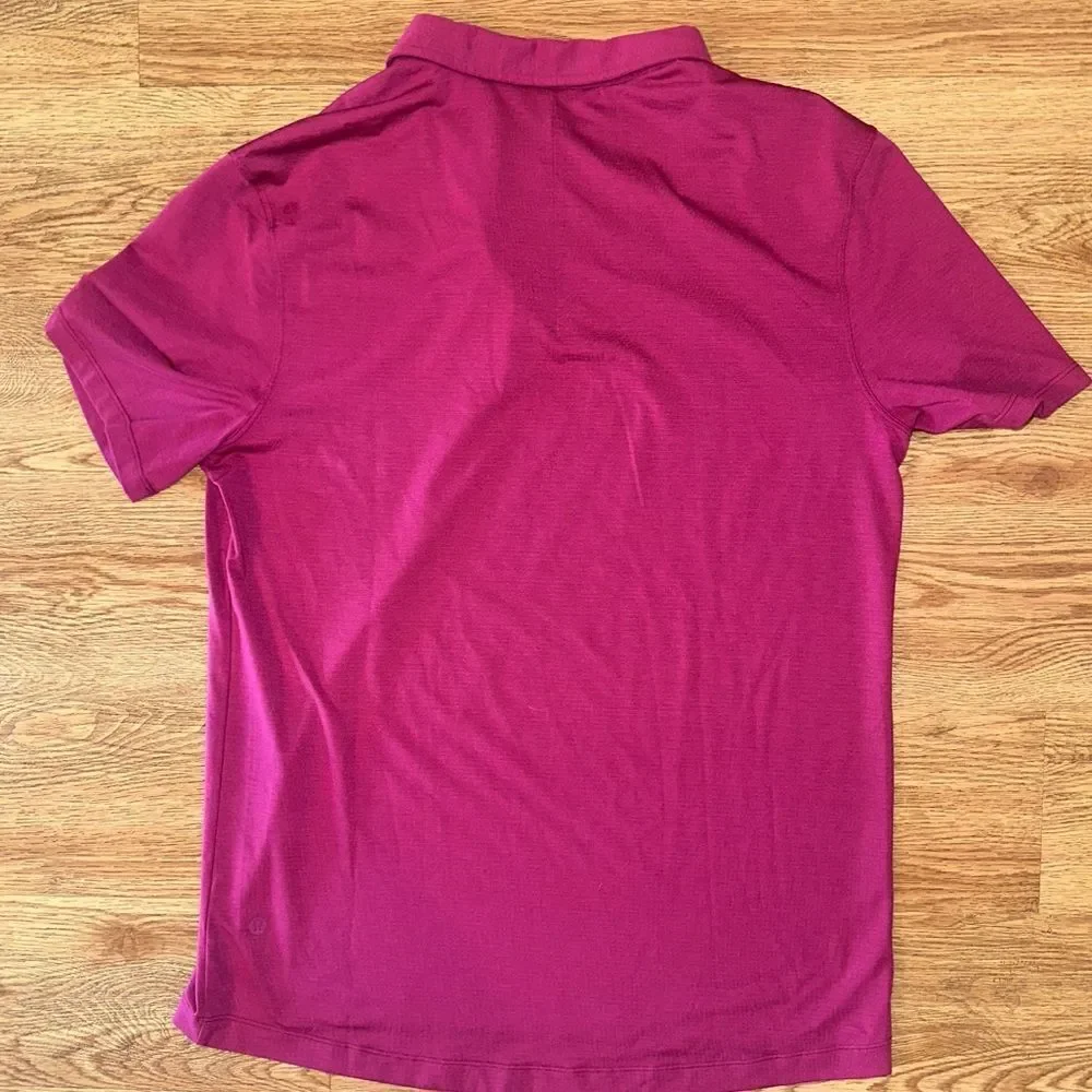 Lululemon Maroon Evolution Polo Shirt L